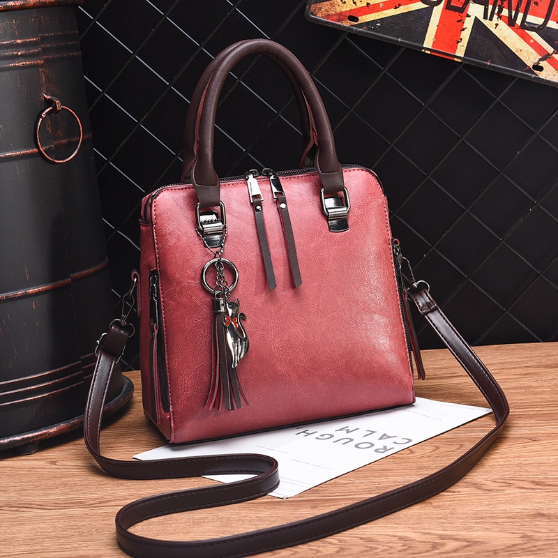 Fashion Retro Women's Handbag Korean Style Shoulder Messenger Bag