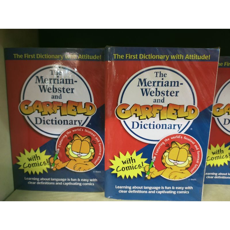 The Merriam-Webster and Garfield Dictionary | Shopee Philippines