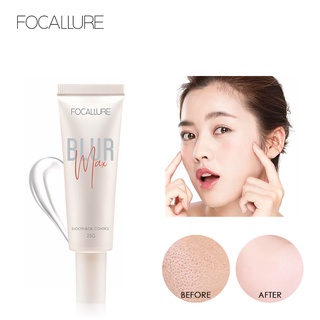 Focallure Blurmax Clear Gel Oil-control Refreshing  Invisible Pore Primer Pre-Makeup Moisturizing Long Lasting Refreshing Base Make Up Primer R9WF