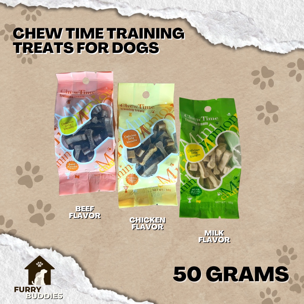 CHEW TIME TRAINING TREATS FOR DOGS (50 GRAMS) Shopee Philippines