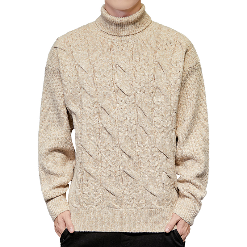 long turtleneck sweater