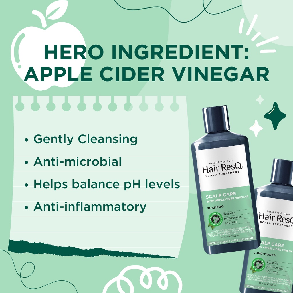 Petal Fresh Pure Hair ResQ Scalp Treatment Scalp Care with Apple Cider