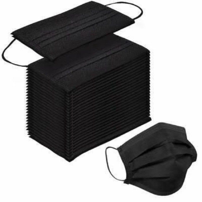 BLACK Aidelai Face Mask Surgical 3ply Excellent Quality ...