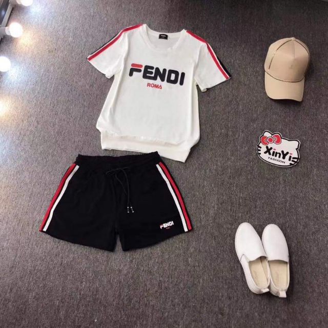 fendi short set