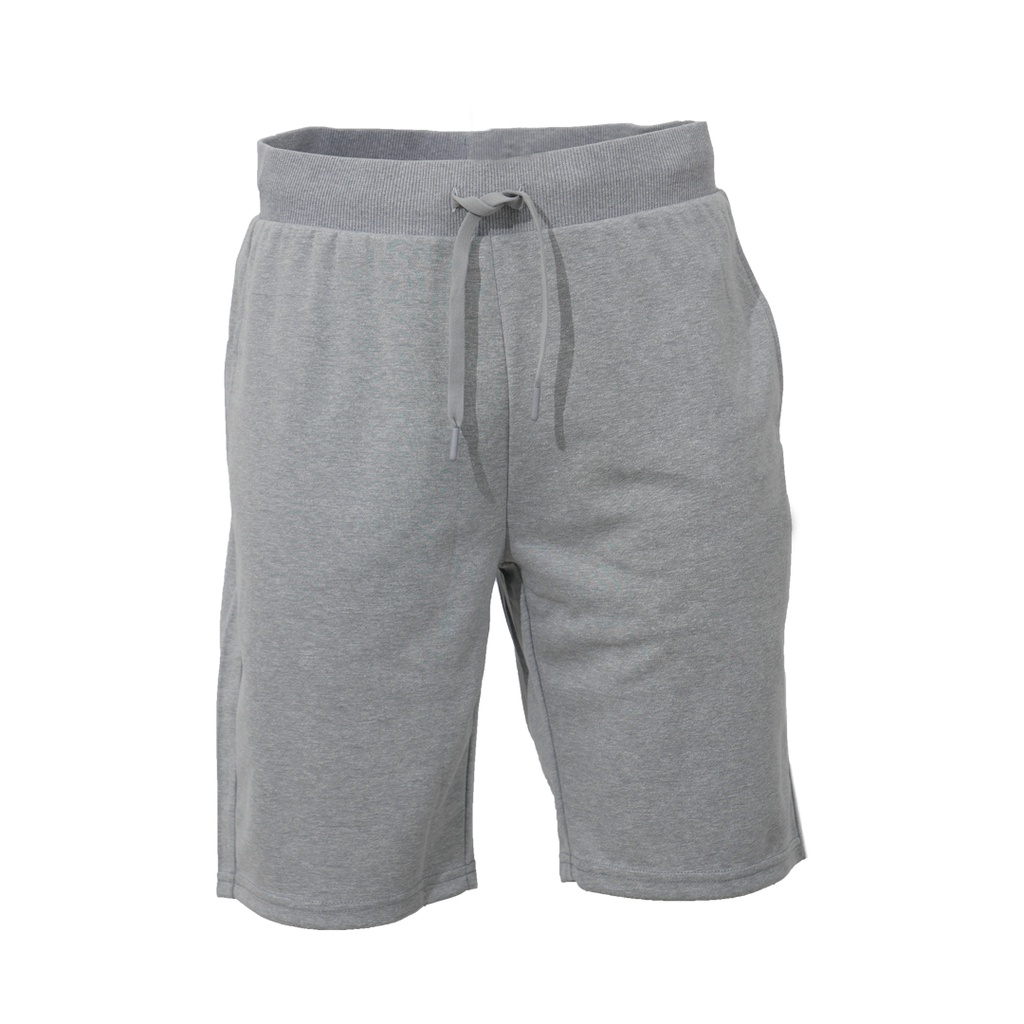 GIORDANO Men's French Terry Shorts (01100432) - Melange New Grey ...