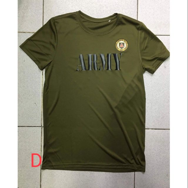 active dry drifit army shirt black and 