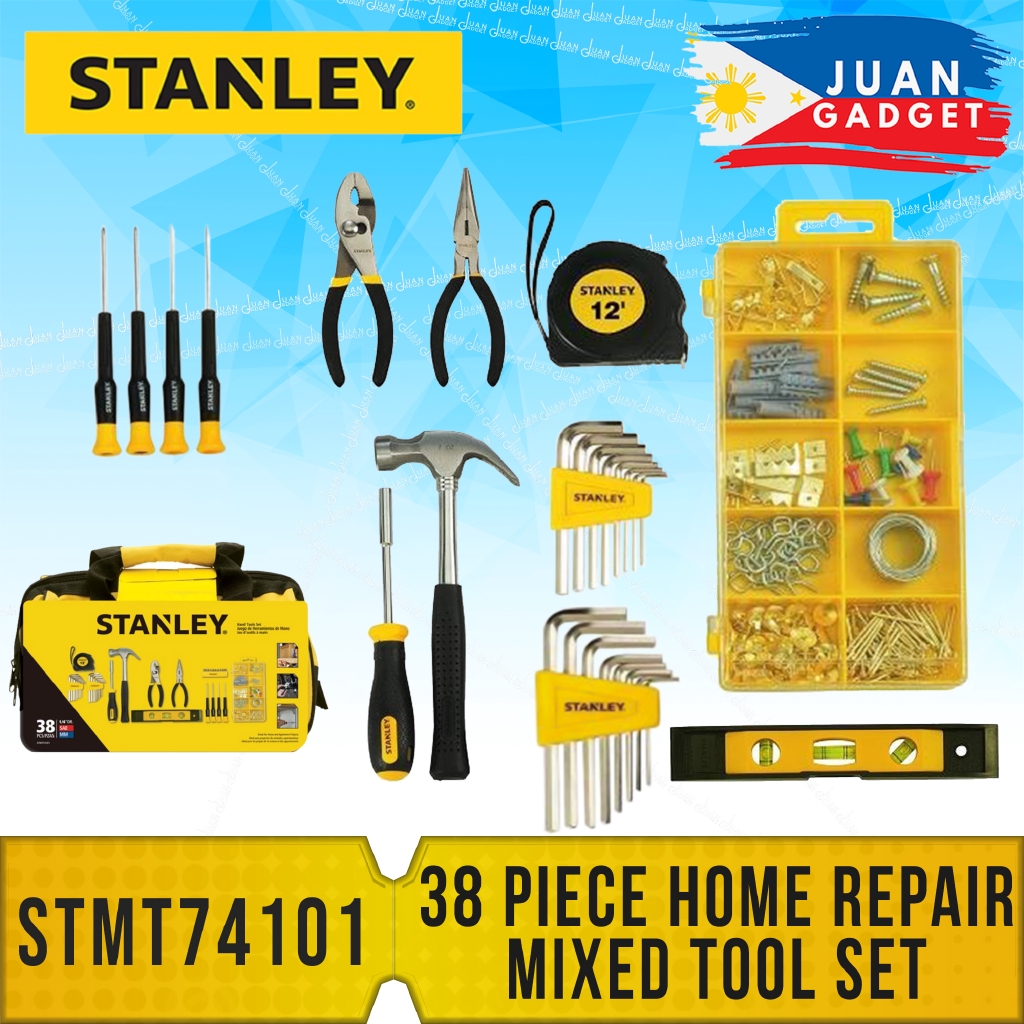 Stanley STMT74101 Home Repair Mixed Tool Set, 38 Piece Shopee Philippines