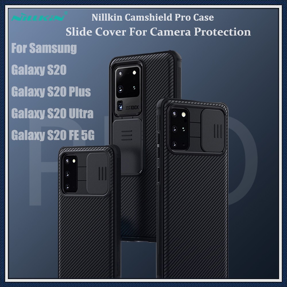 Casing For Samsung Galaxy S S Plus S Ultra S Fe 5g Nillkin Camshield Pro Case Slide Camera Lens Protection Luxury Back Phone Cover Shopee Philippines