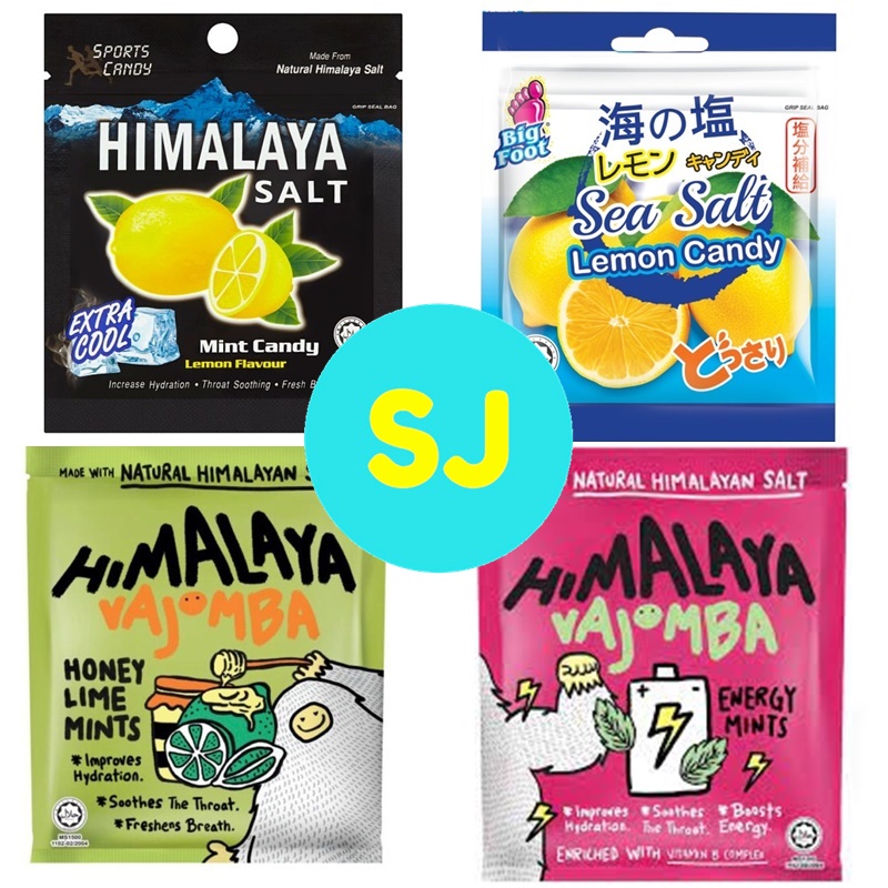 Himalaya Salt Mint Lemon / Ginger Lemon / Sea Salt Lemon Flavour Candy (15g) Shopee Philippines