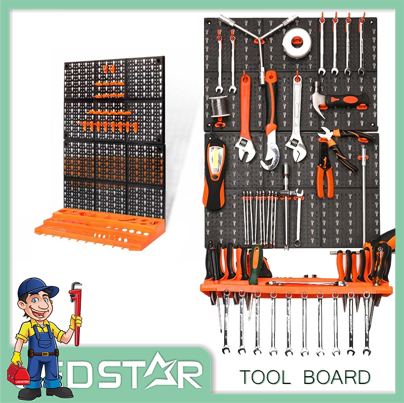 Ledstar Tool Hanging Board Garage Wall Rack Pegboard Shelf Tools Ee Philippines - Tool Hanging Wall Board