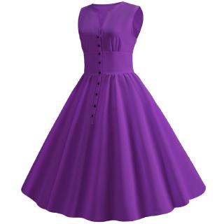 women's plus size purple dress