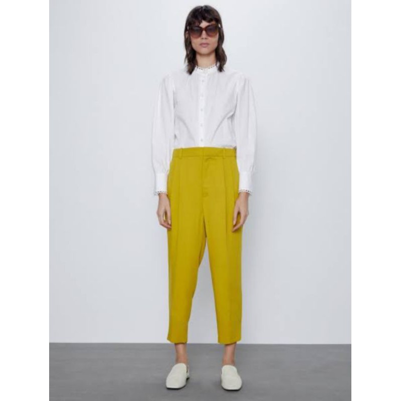 ZARA TROUSER YELLOW! | Shopee Philippines