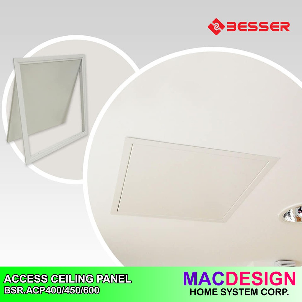 Access Door For Ceiling Panel 400mm X 400mm White Shopee