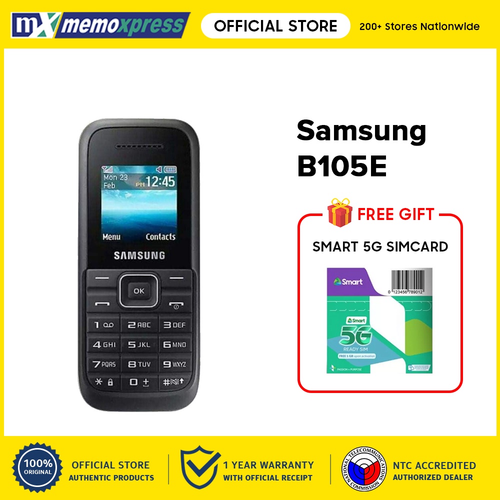 Samsung SM-B105E (Keystone 3) | Feature Phone | With Free Smart LTE 5G ...