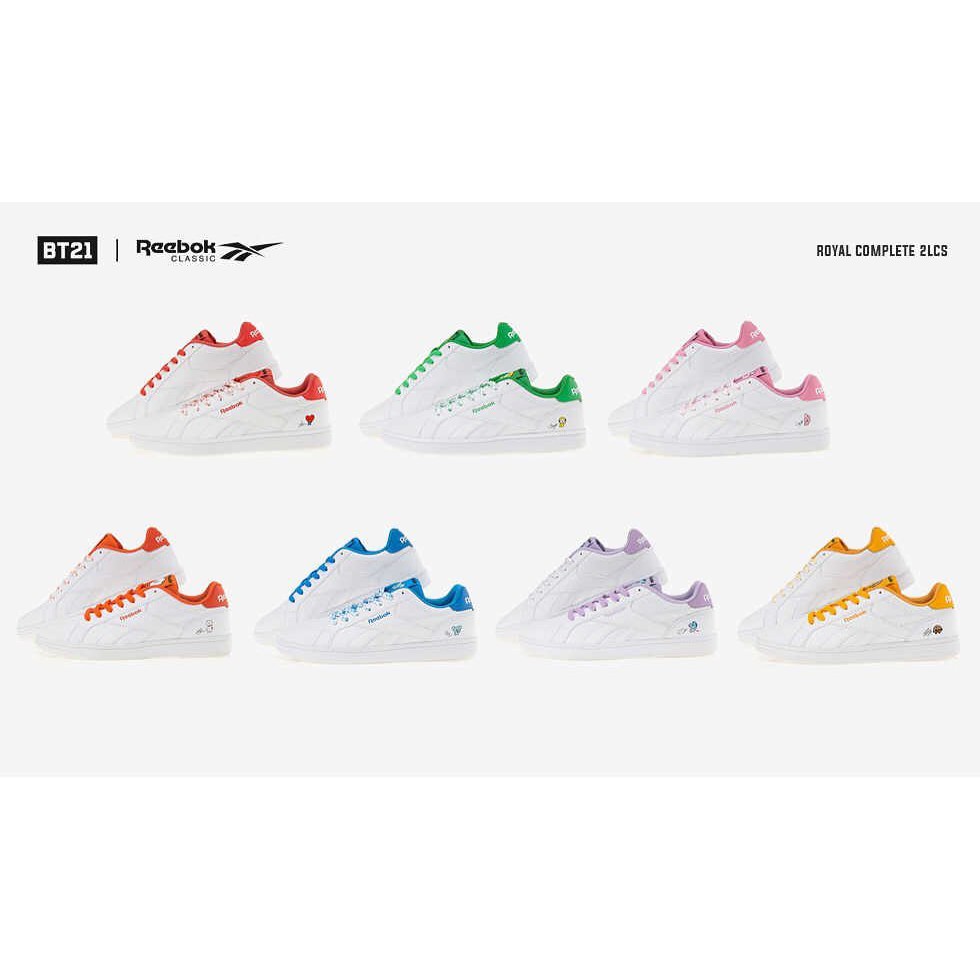 reebok x bt21 royal complete 2lcs