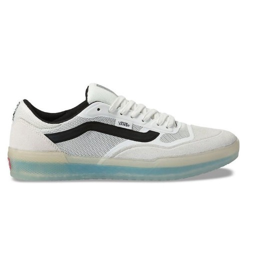 Vans Ave pro white black rubber sole 