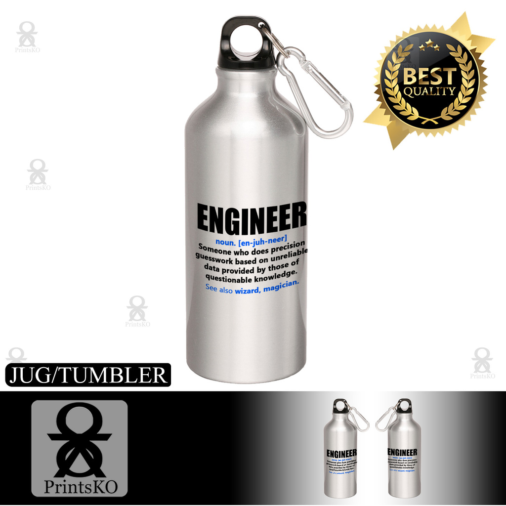 Engineer Water Jug or Tumbler Definition Wizard Magician Design