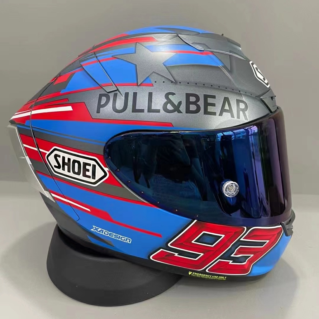 SHOEI X14 / America Captain / Marvel Design / Full Face Helmet / SHOEI ...