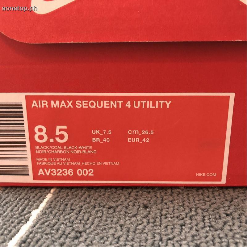 nike air max sequent 4 utility burgundy