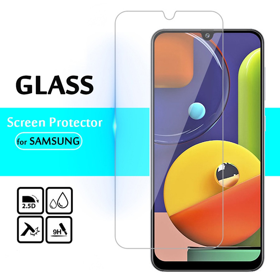 Samsung Galaxy A12 A02s A42 A21s M31 A72 A52 A02 A31 A11 A71 A51 M51 A01 A50 A30 A20 A10 A70 A50S A30S A20S A10S M11 9H Transparent Tempered Glass Screen Protector