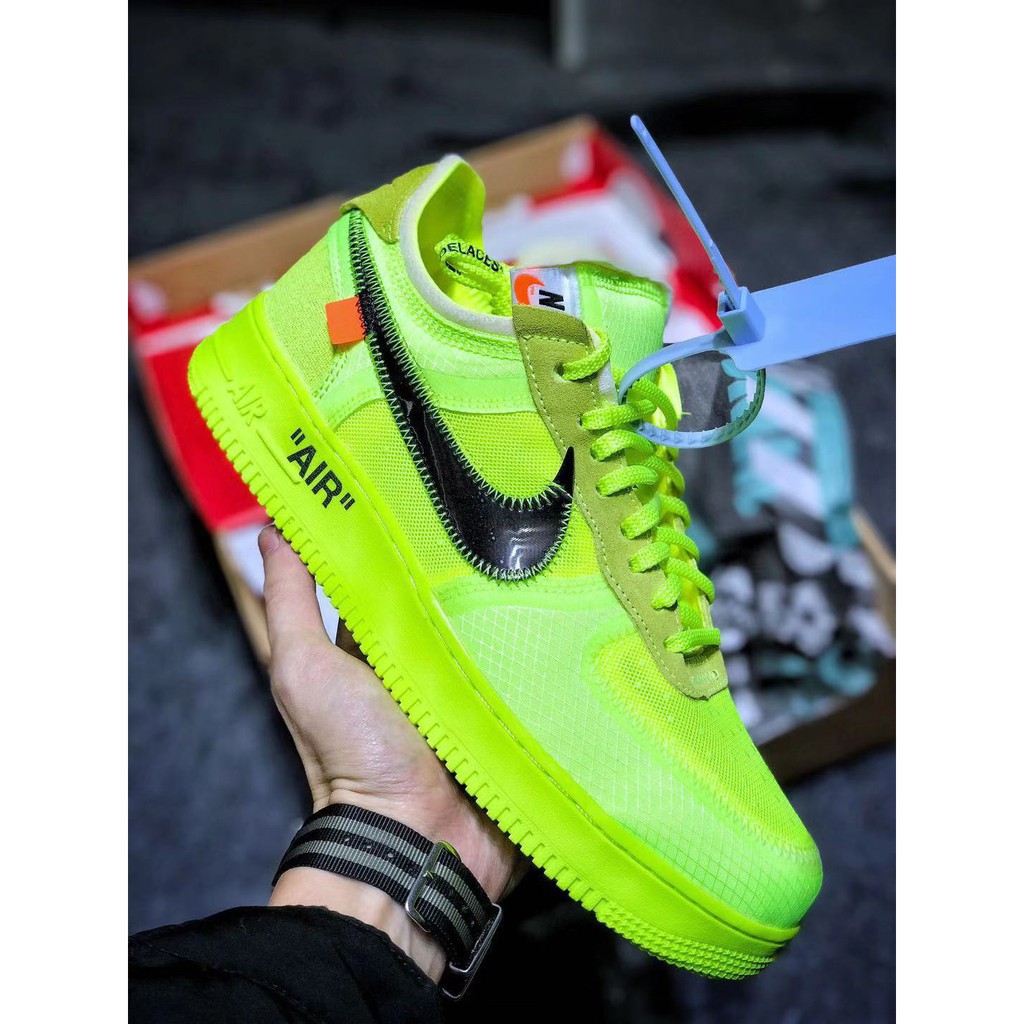 nike air force 1 x off white yellow