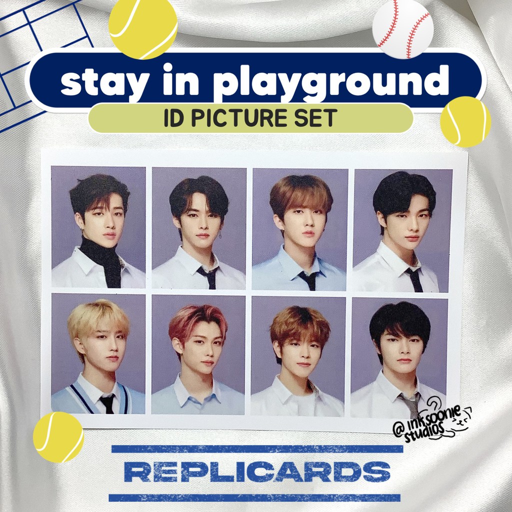 STRAY KIDS STAY IN PLAYGROUND ID PICTURE SET 2ND PHOTOBOOK [UNOFFICIAL ...