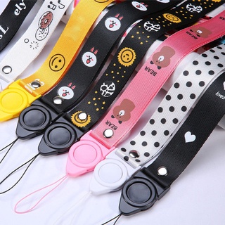 Cute Lanyard Strap ID Key Lace Badge Detachable Holder Hand Keychain Sling For School Office