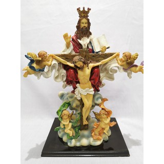 Holy Trinity Figurine Sculpture - Home Decor, Religious Item, Collection, Gift Ideas