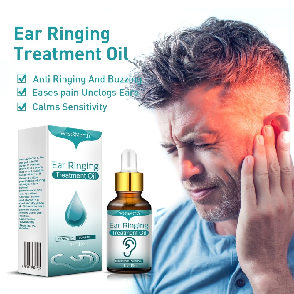 Ear Ringing Treatment Oil Tinnitus Symptoms Ear Drops Ear Wax Removal ...