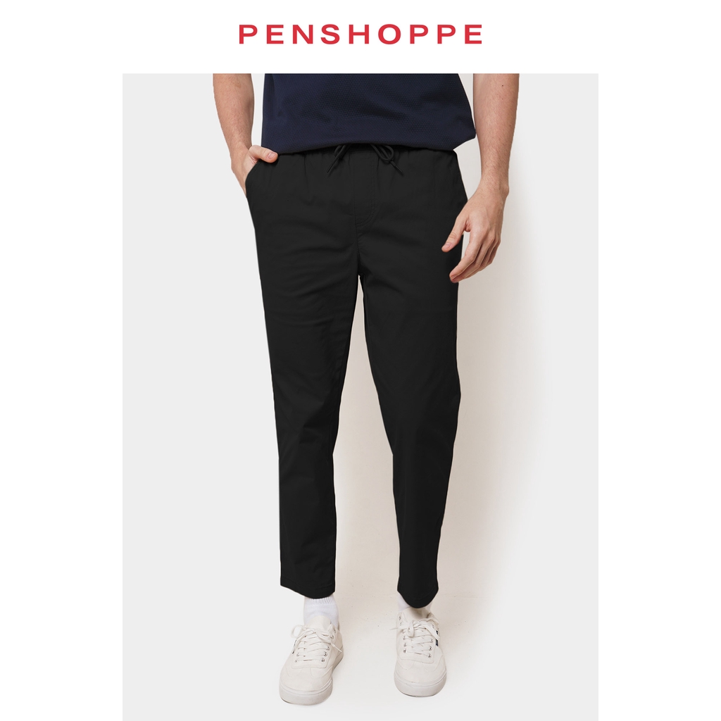 Penshoppe Ankle Length Drawstring Pants (Black/Khaki/Navy Blue ...