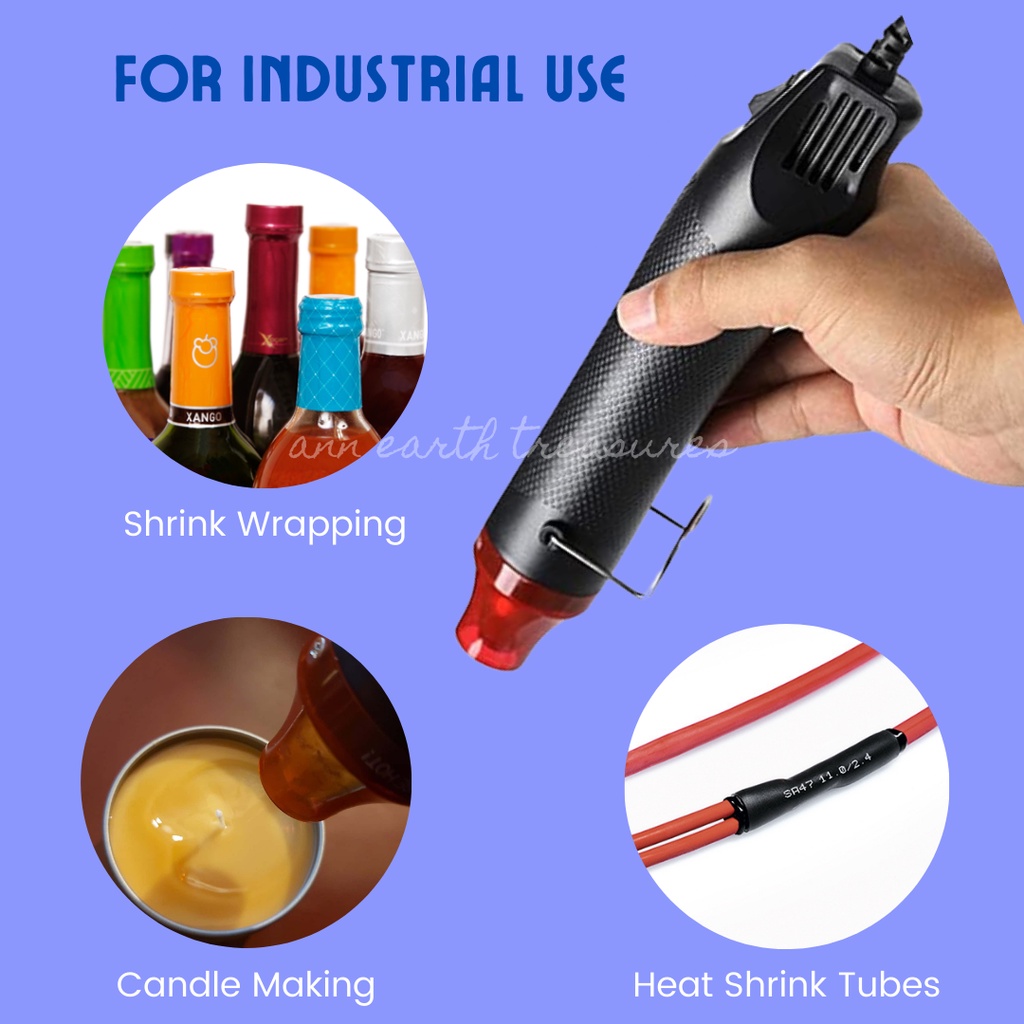 Electric Hot Air Gun / Heat Gun with supporting seat 220V - DIY tool mini handheld heat gun