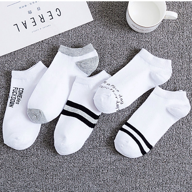 mens thin white cotton socks