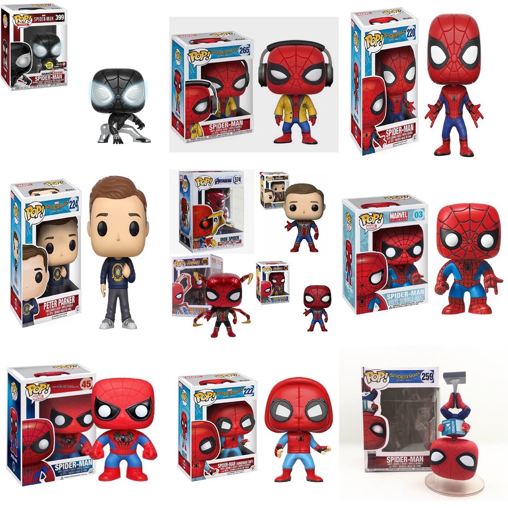 iron spiderman pop vinyl