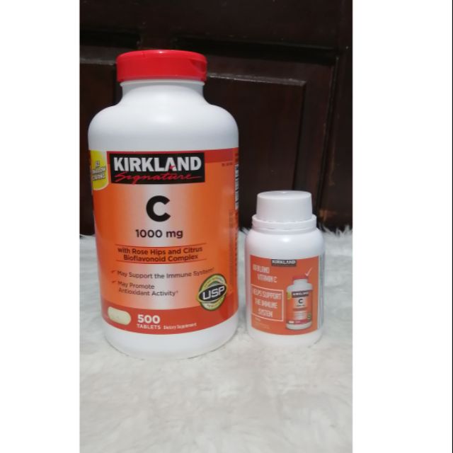 Kirkland Vitamin C 1000mg 500 Tablets Shopee Philippines