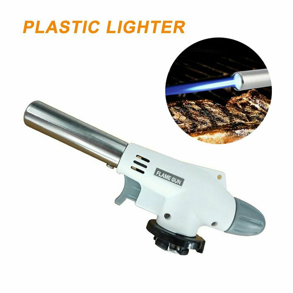 Portable Ignition Gun Jet Flame Gas Lighter Torch Burner Butane Gun