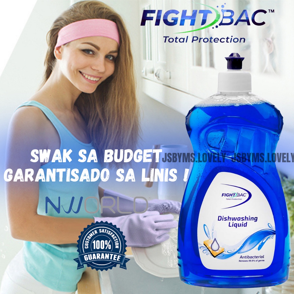 Fightbac Dishwashing Liquid Antibacterial Kills 99 9 Germs With