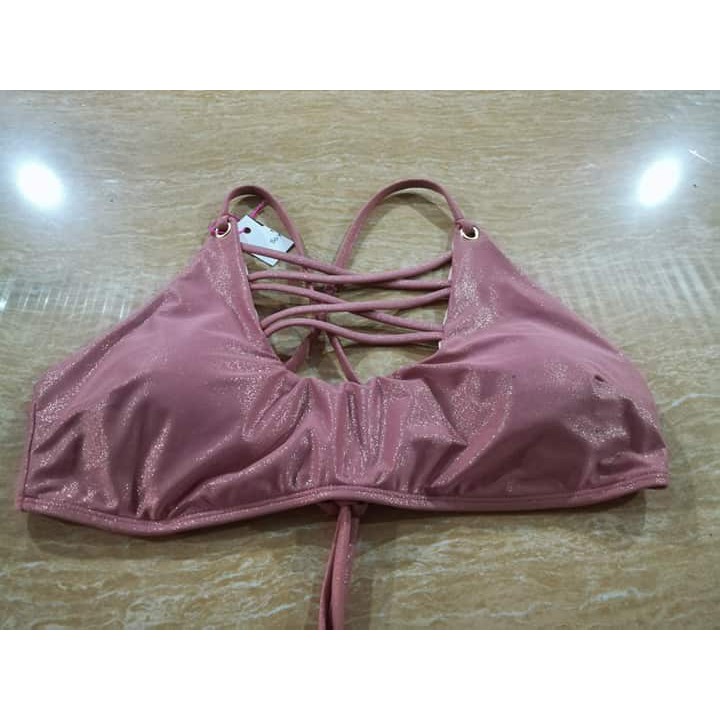 criss cross front bikini top