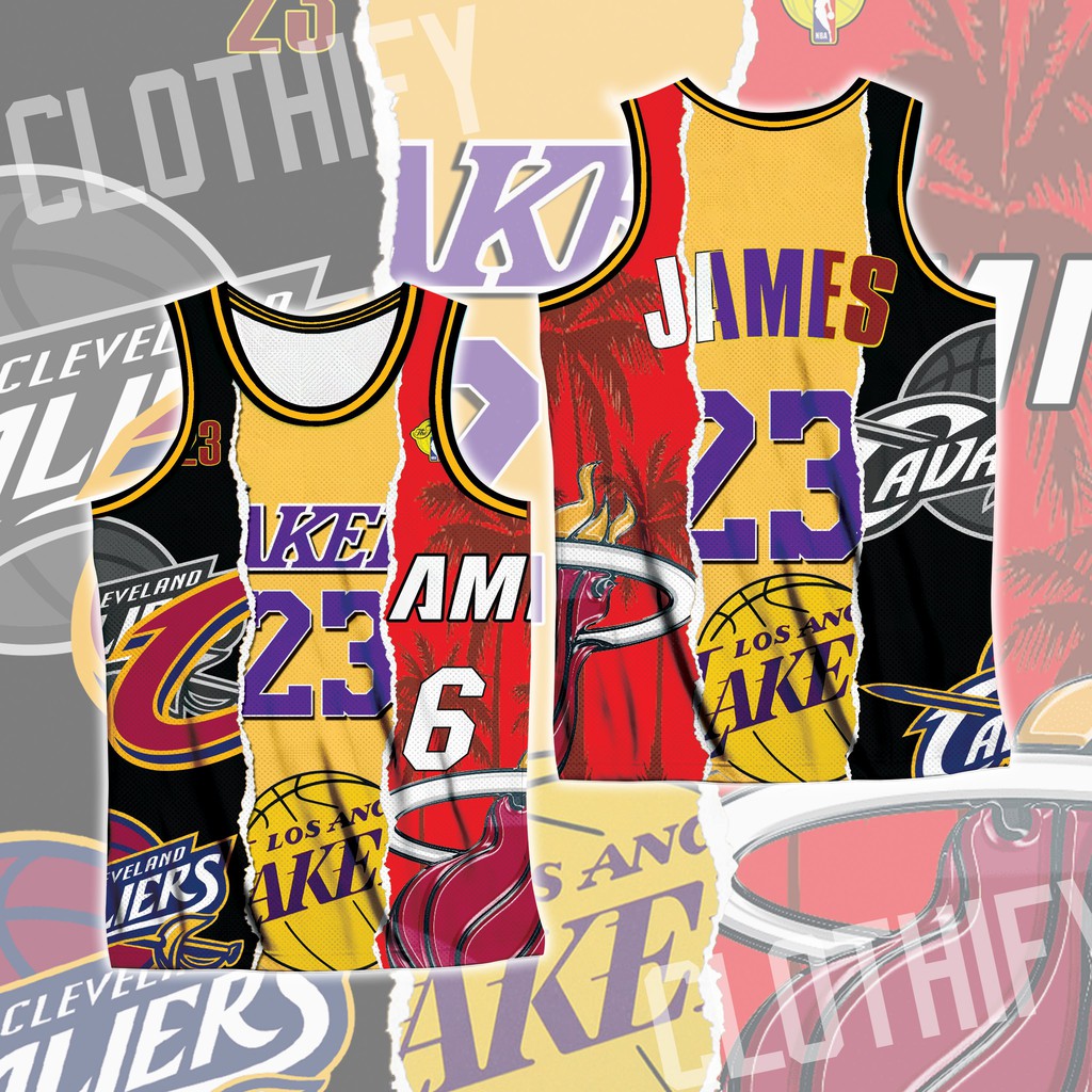 Clothify NBA Jersey Basketball Shirt Sando Fashion All Team Lebron ...