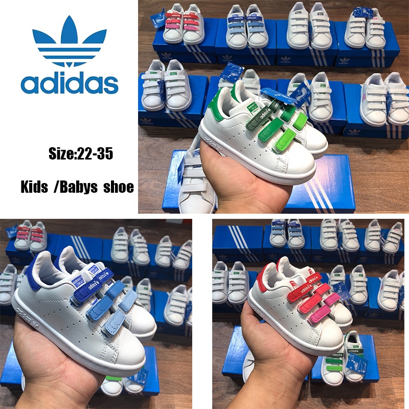 *Ready stock*Adidas Smith kids sneakers kids shoes baby shoes kids board shoes kids toddler shoes boys and girls Soft