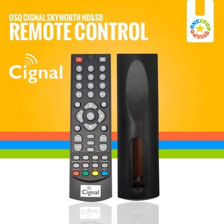 OSQ Replacement Cignal Remote Control for CIGNAL HD Box Skyworth HD and Skyworth SD