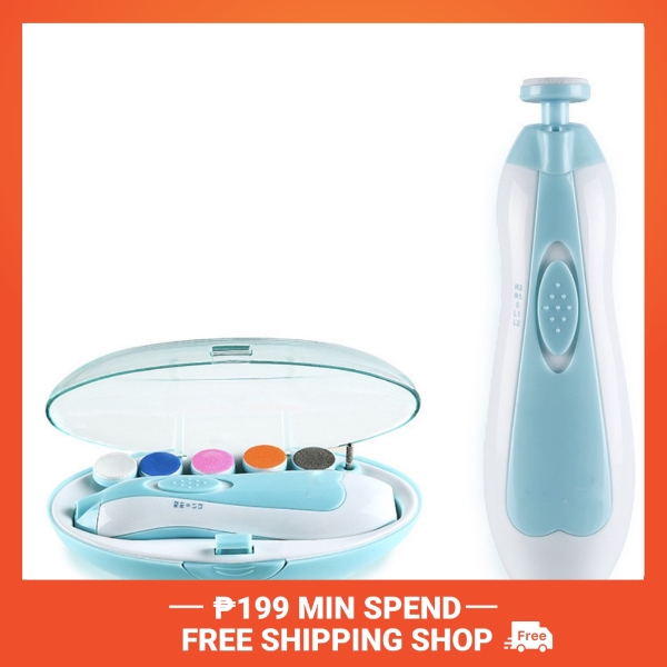 Infant Multifunctional Electric Baby Nail Trimmer Set Shopee Philippines