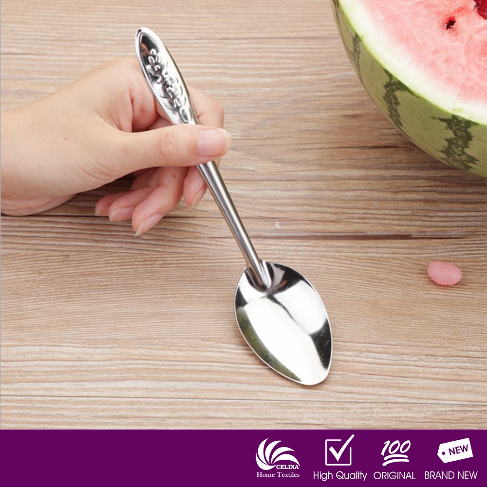 Home Cheap Teaspoon Dessert Spoon Stainless Steel Mini Spoon Small