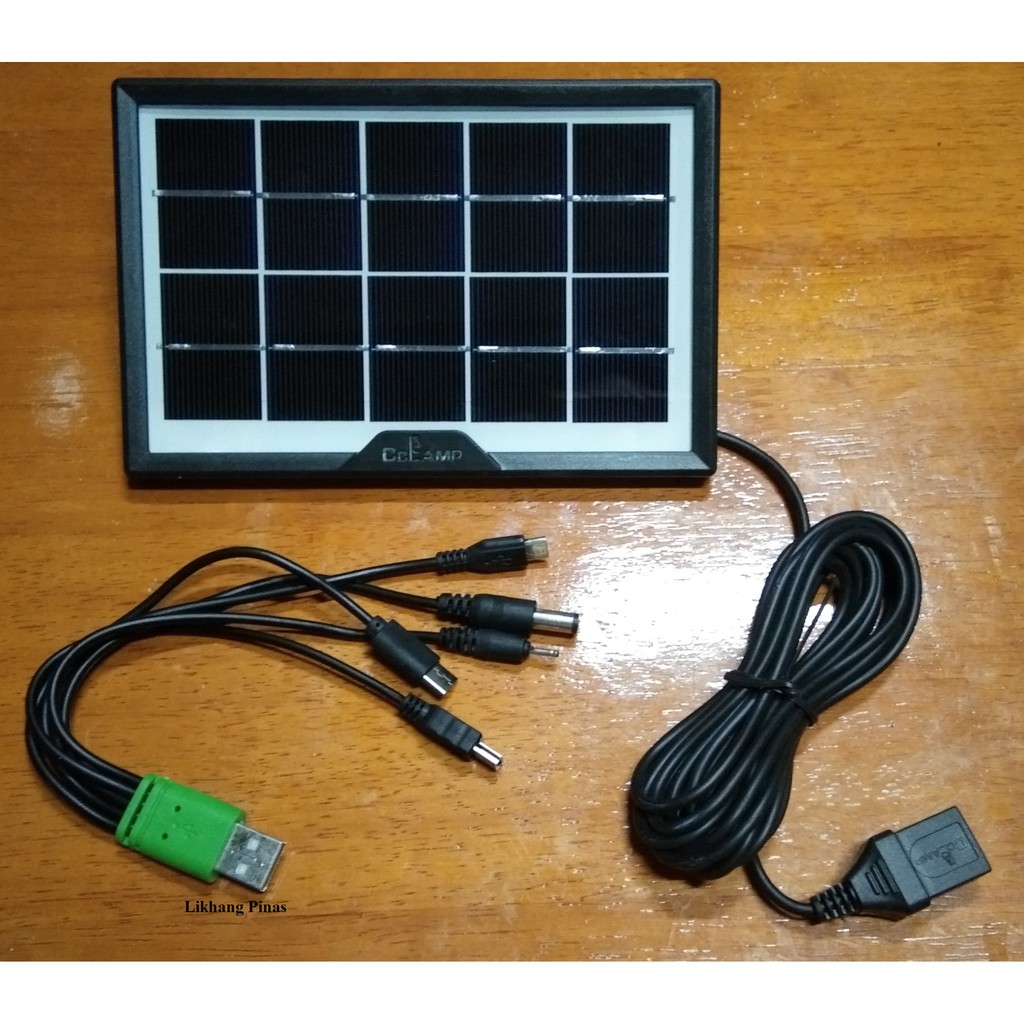 Solar Charger for Cellphone/Mobile phone 5v | Shopee Philippines