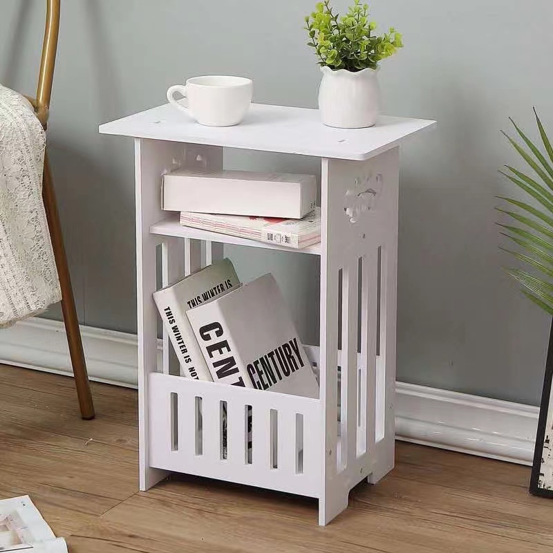 HCH Square coffee table storage rack bedroom side table tea table ...