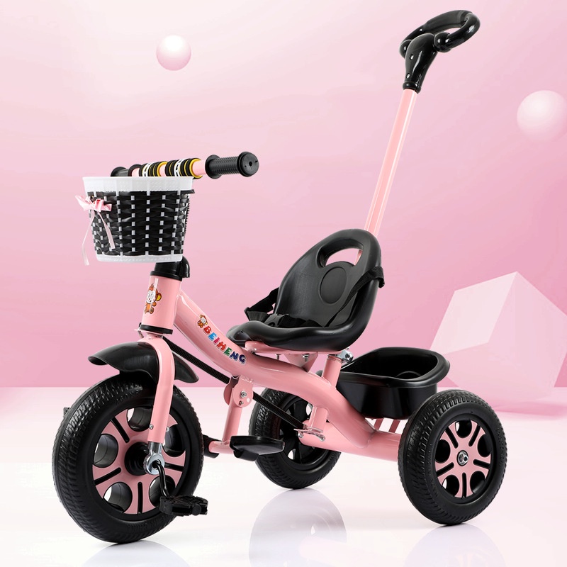 Red Stroller ib style® MABU 7in1 Tricycle with Handlebar