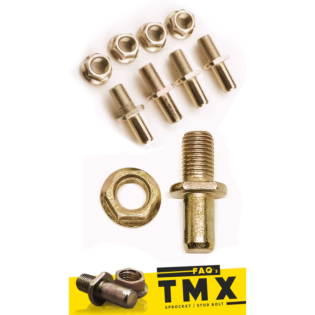 Tamper resistant Bolt for tmx, stainless steel Tmx threaded steel rod bolts and nuts, smooth