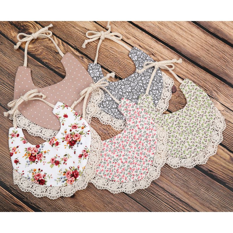 floral baby bibs