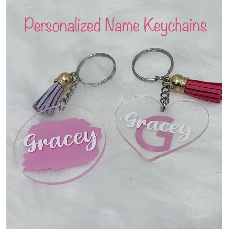 Personalized Name Keychains Shopee Philippines