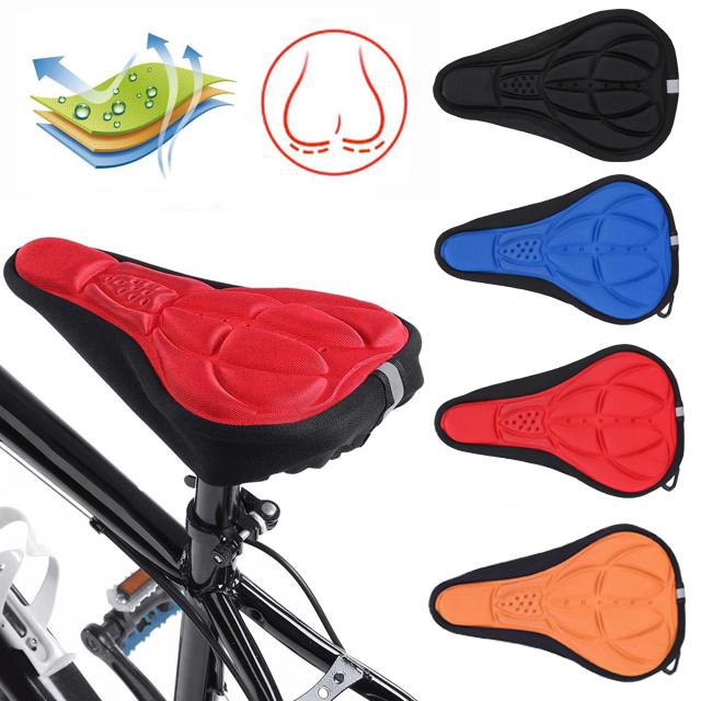 Comfortable Waterproof 3D Mountain Bicycle Road Bike Breathable Thick Soft Seat Saddle Cover Accessory Keenso Bike Saddle Cover