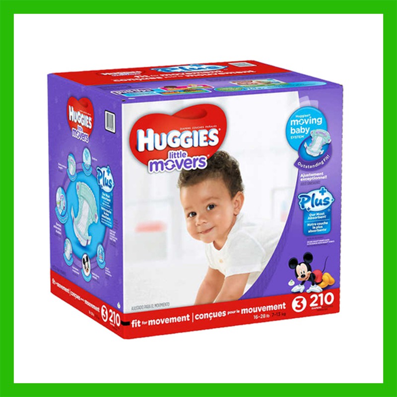 huggies diapers size 3 little movers